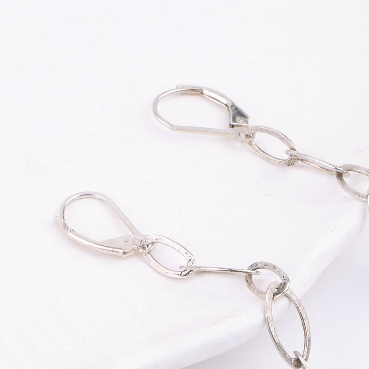 Chain & Pearl Earrings (Project Handmade)