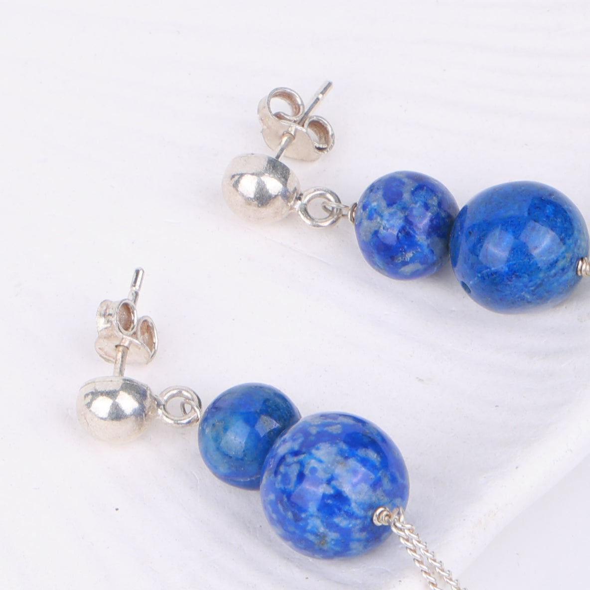 Lapis Lazuli Earrings (Project Handmade)