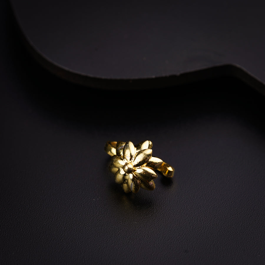Shevanti Nose pin (Gold Plated, Clip On)