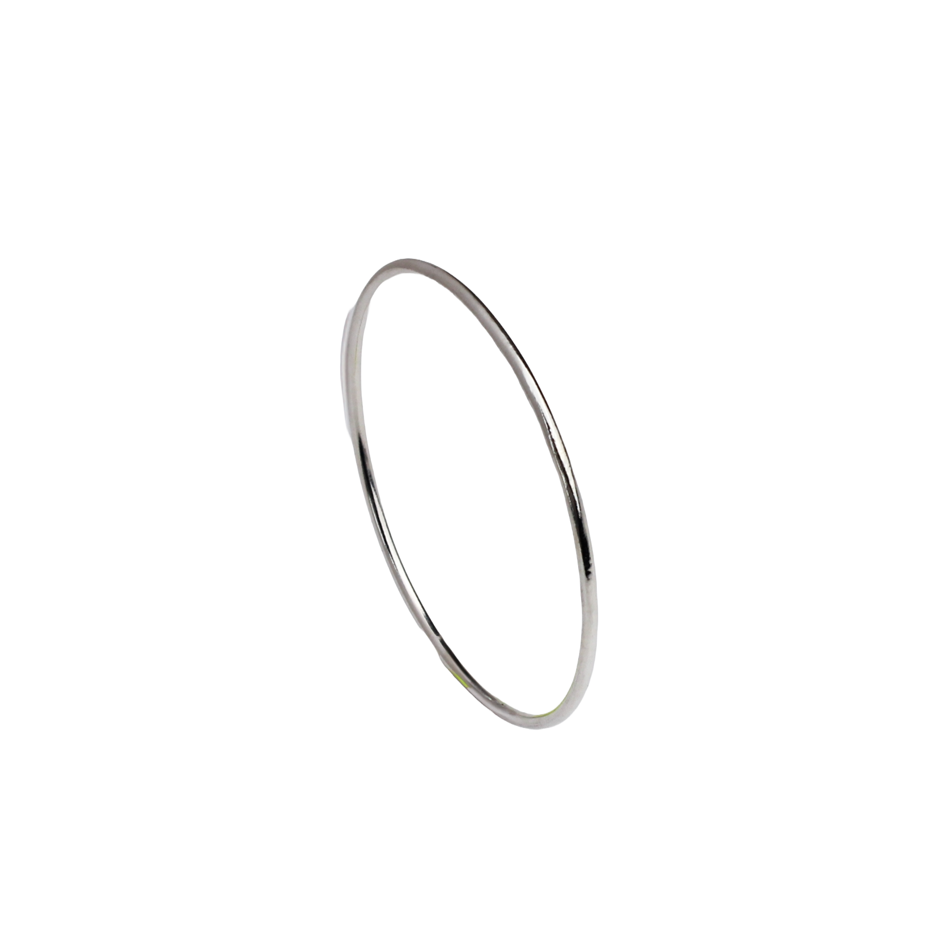 Plain Silver Bangle