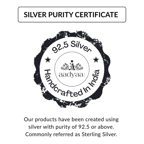 92.5 sterling silver purity certificate for Silver Kudi Mangalsutra