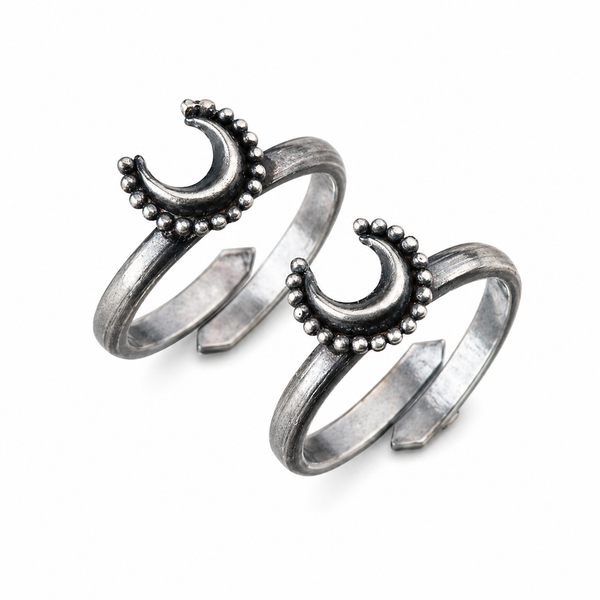 Chandrakor Toe Ring | 92.5 Sterling Silver