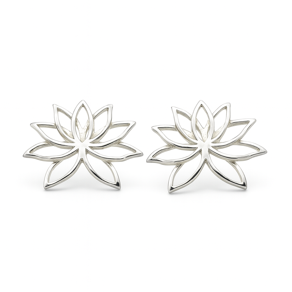 Lotus Earrings - Main Image