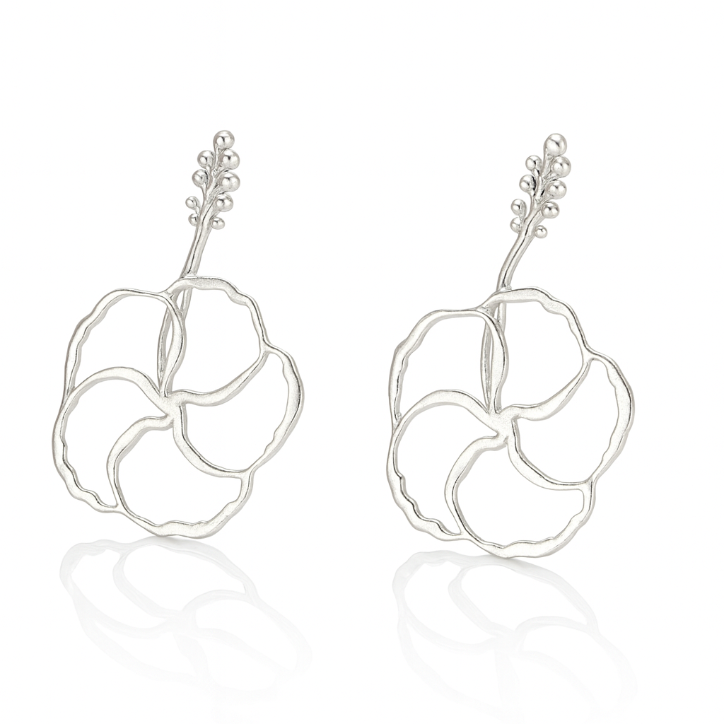 Hibiscus Earrings