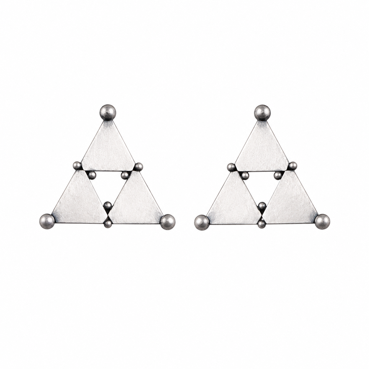 Straight and Slant - Earrings