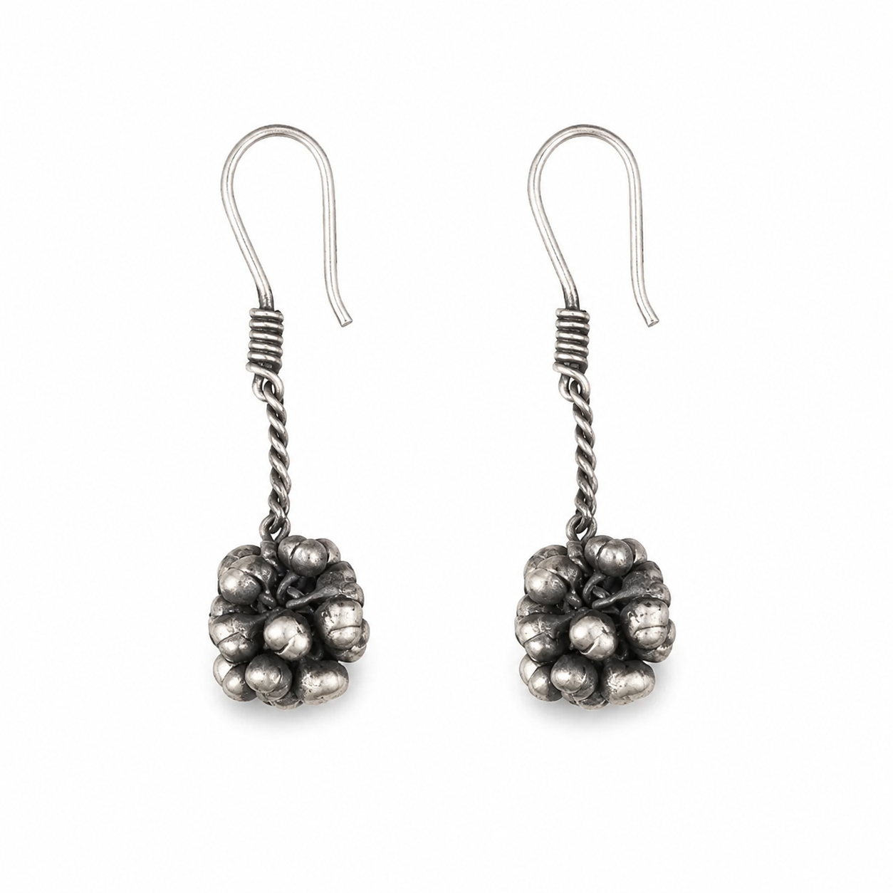 Ghungroo Bunch Earrings (Single): Hook Style