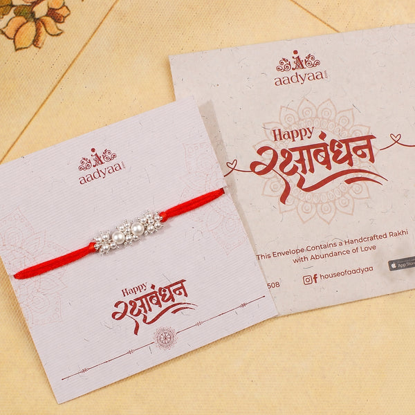 Handmade Pearl Rakhi