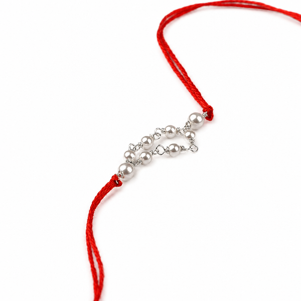 Pearl Ganthan Rakhi (Project Handmade)