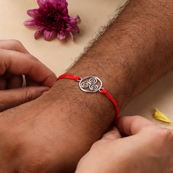 Triskel Silver Rakhi
