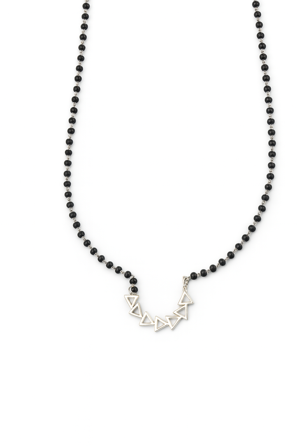 Silver Triangle  Nath Mangalsutra