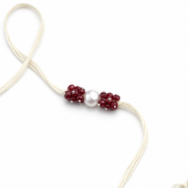 Handmade Garnet Rakhi
