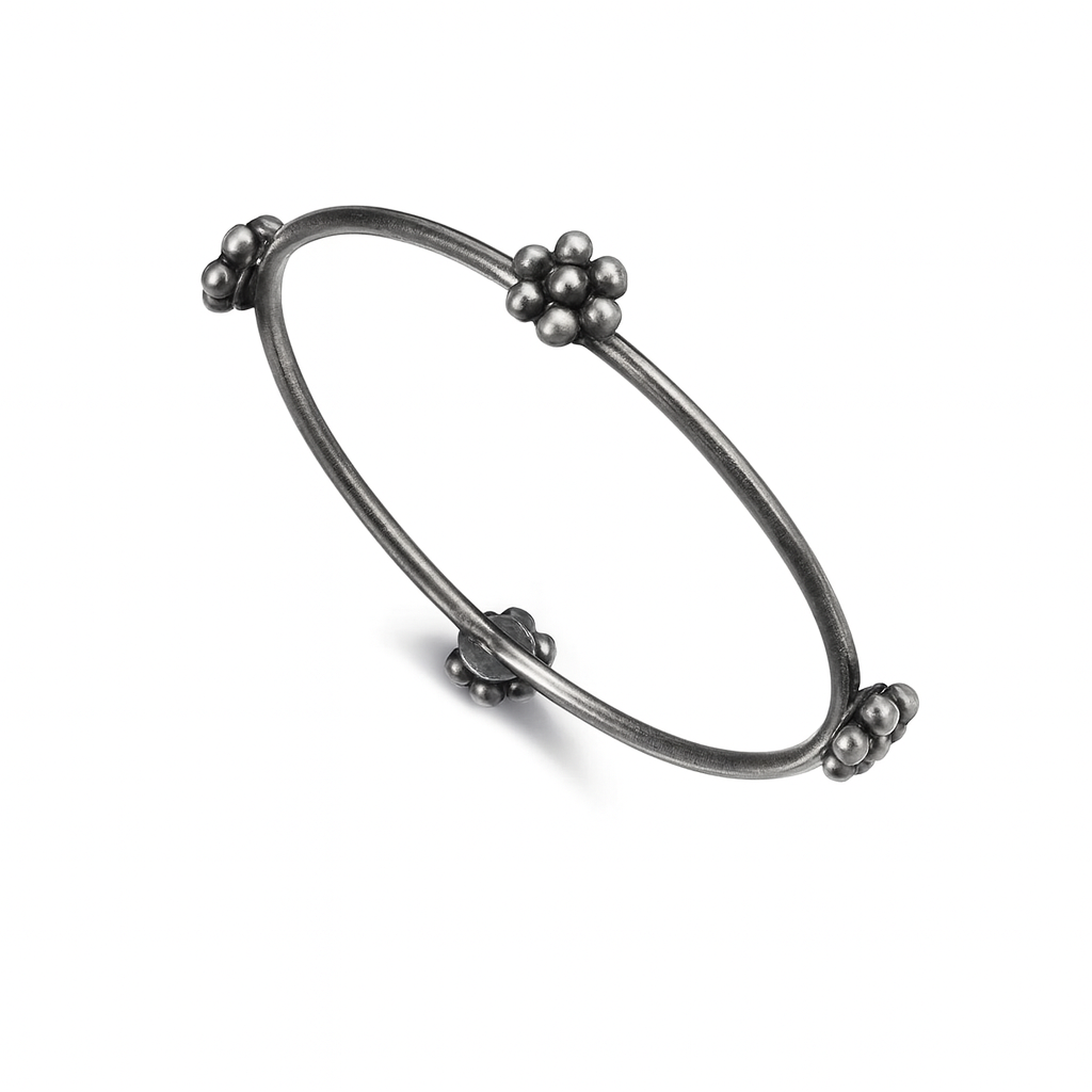 Silver Kudi Bangle