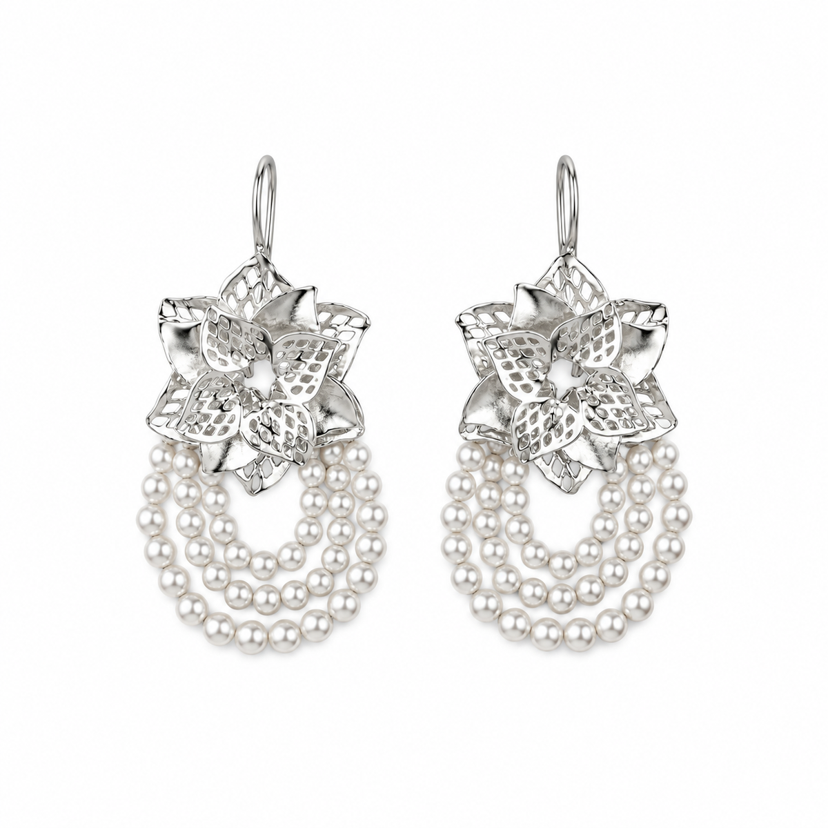 Godavari Silver Earrings | 92.5 Silver