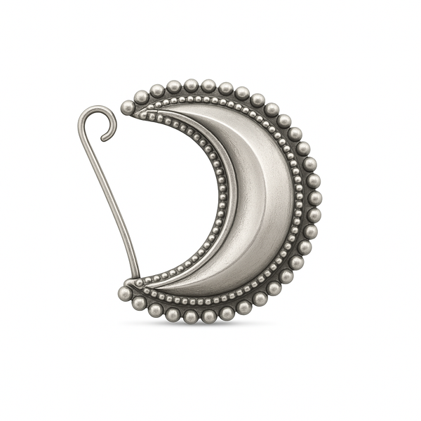 Silver Itihaas Chandra Nath (Left, Clip on)