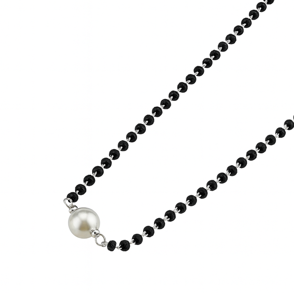 Classic Silver Chain Mangalustra , with Sarmanee