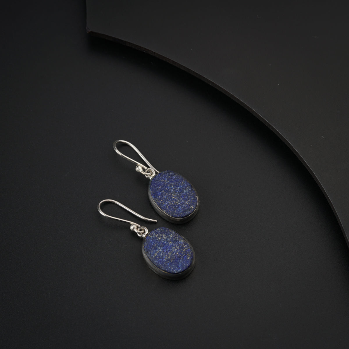 Lapis Lazuli Druzy Earring