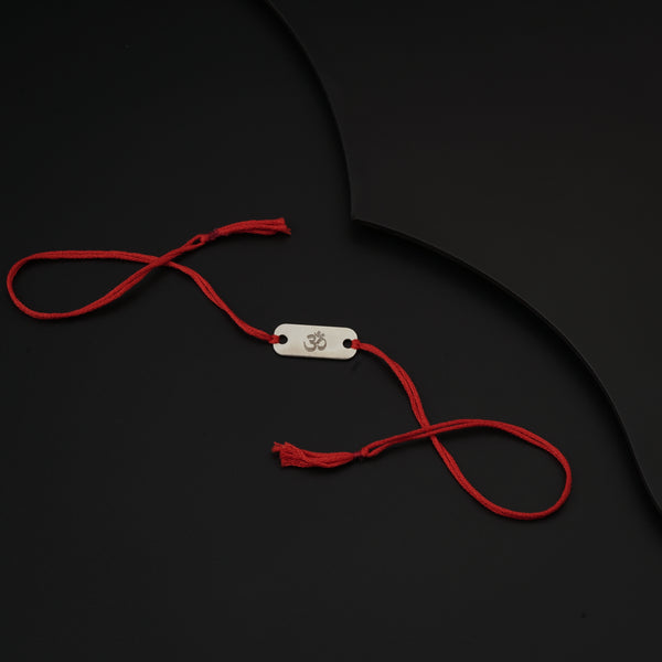 Silver Om (ॐ) Rakhi