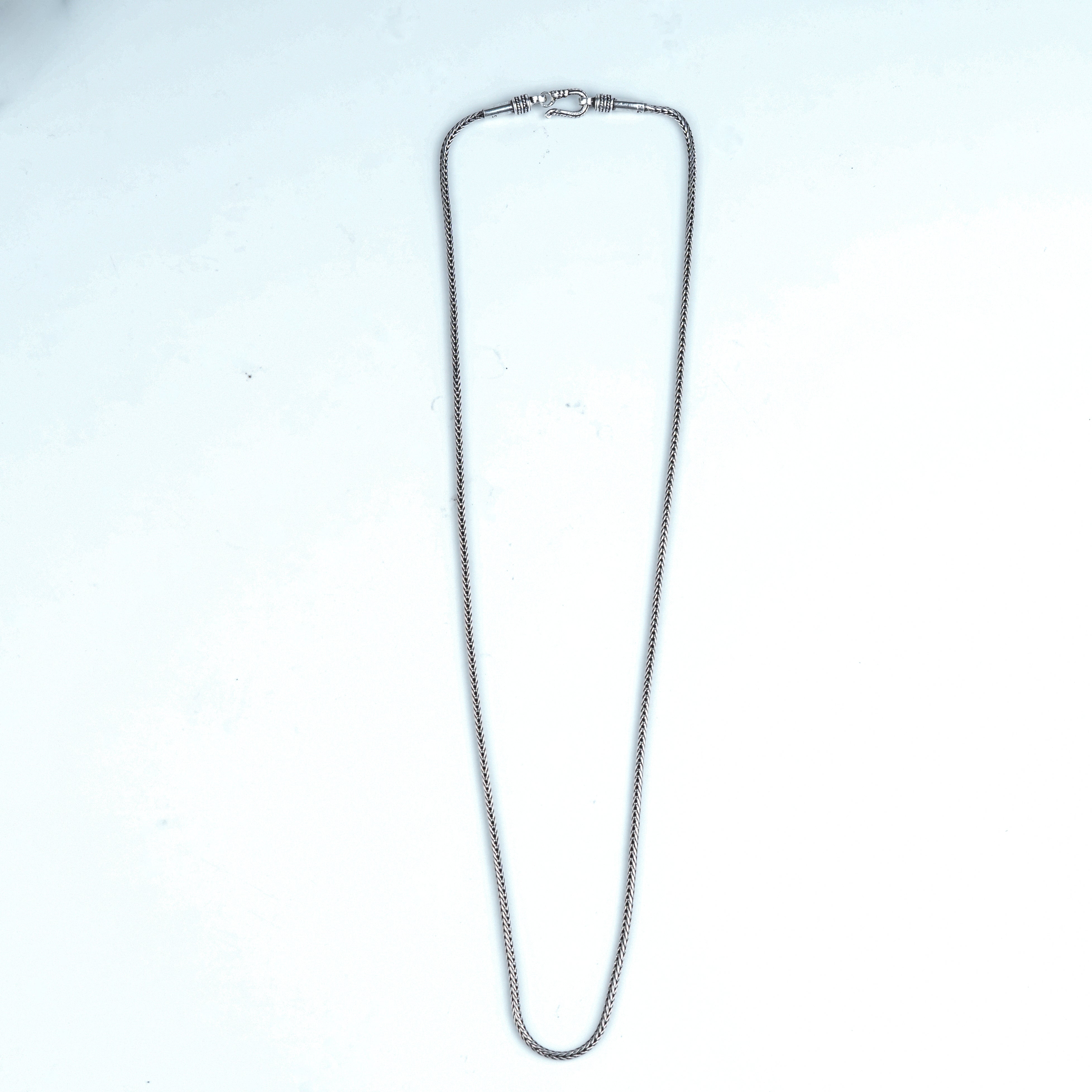 Silver Unisex Snake Chain – 20 Inch