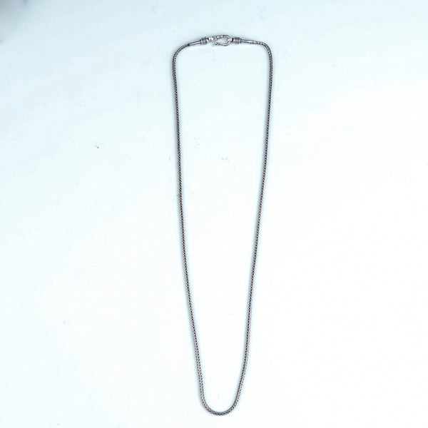 Silver Unisex Snake Chain – 20 Inch