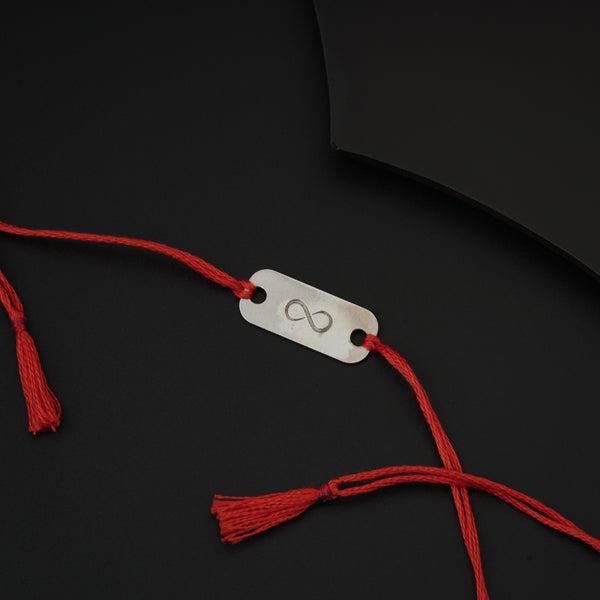 Silver Infinity Rakhi