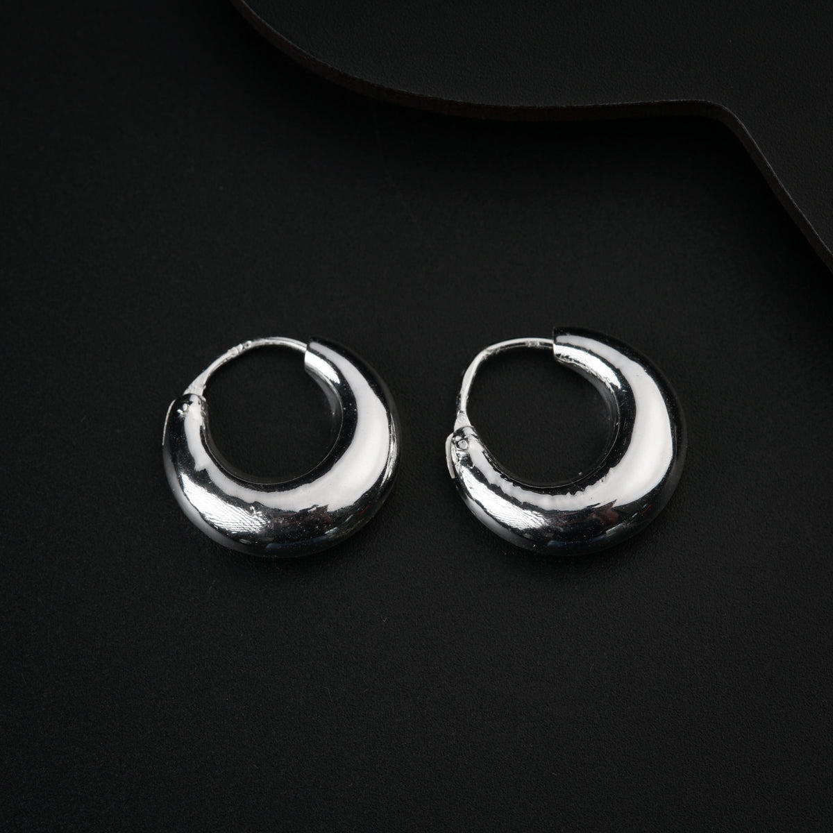 Silver Big Hoop Earring