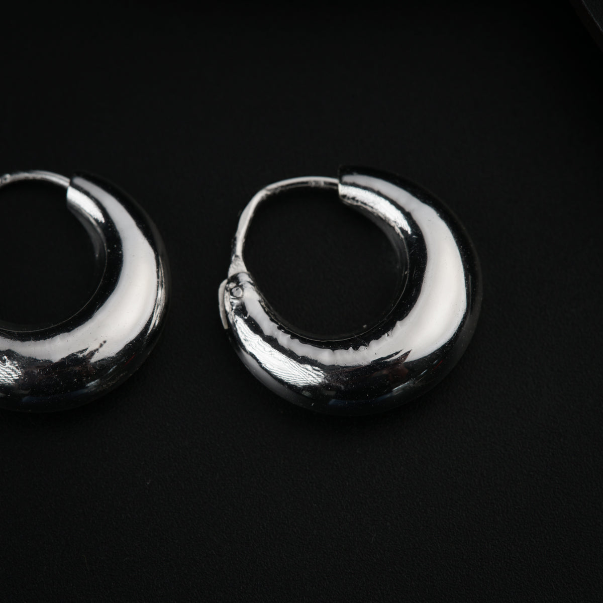 Silver Big Hoop Earring