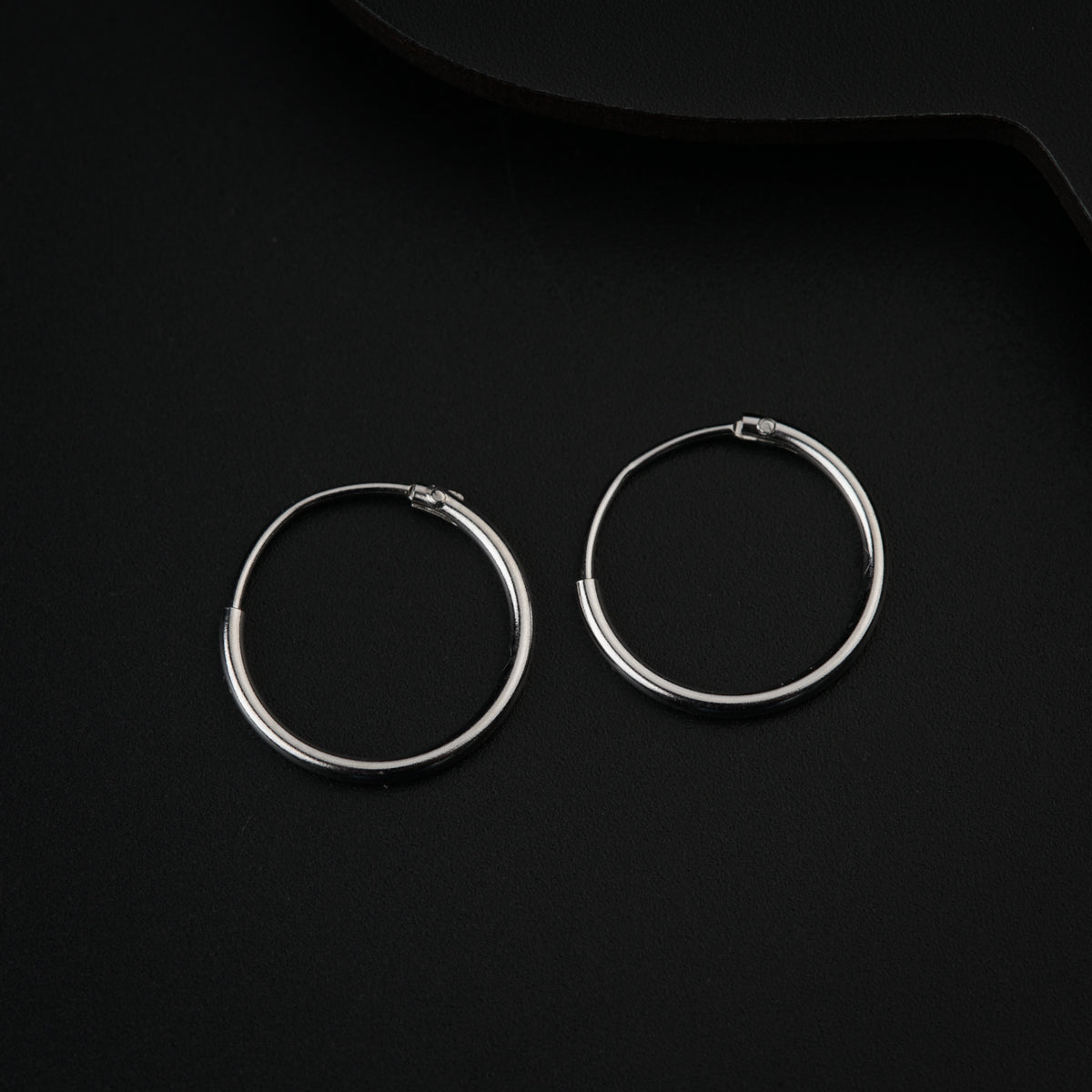 Silver Tiny Hoop Earring