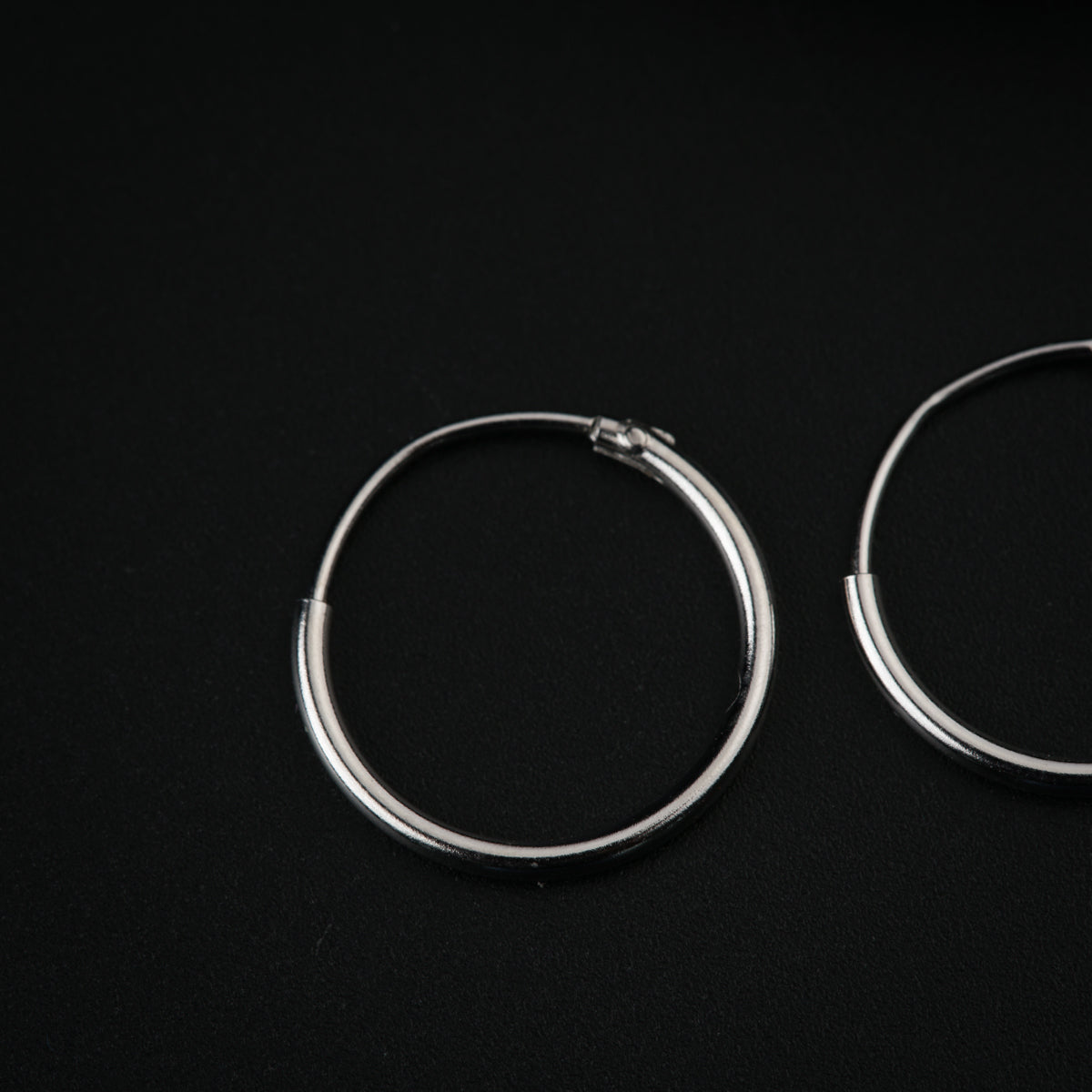 Silver Tiny Hoop Earring