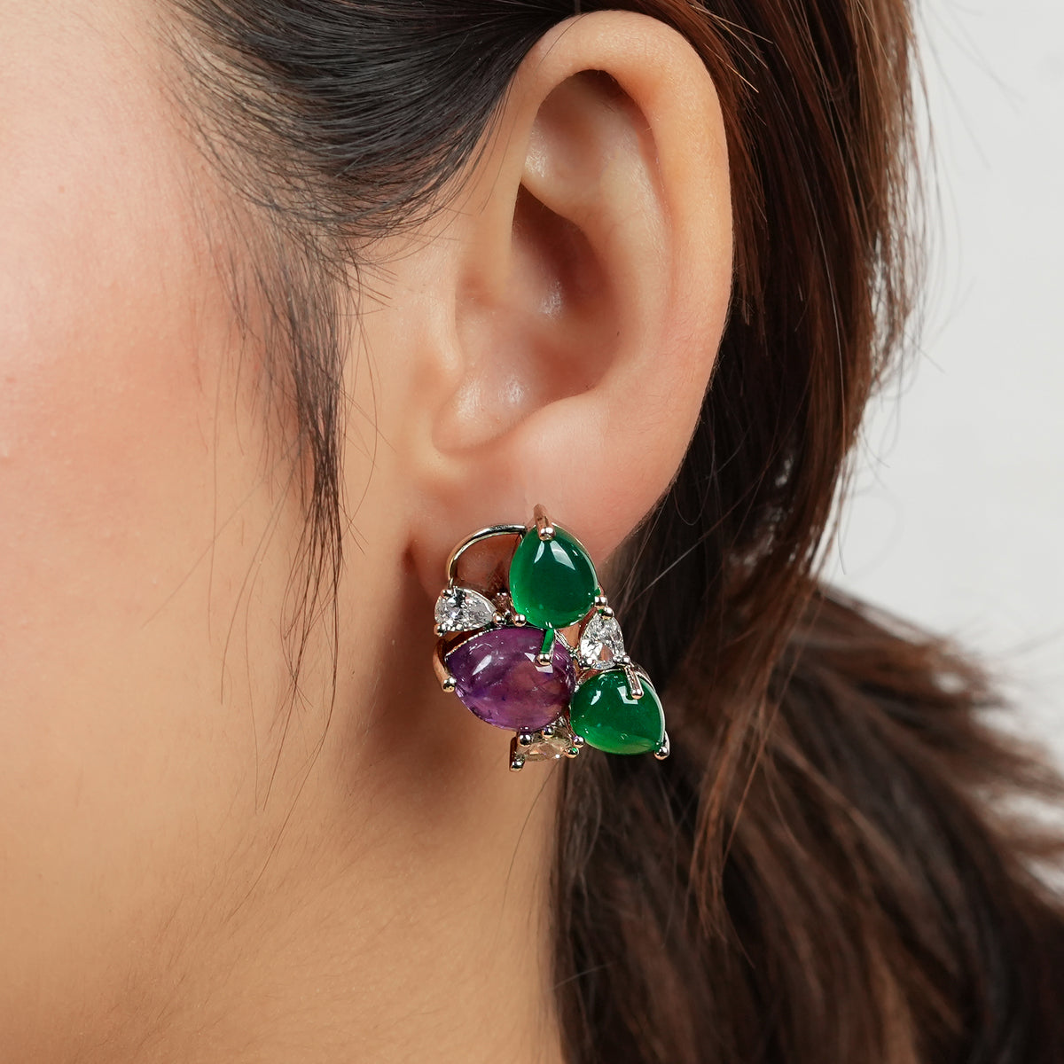 Brass Fashion Earrings