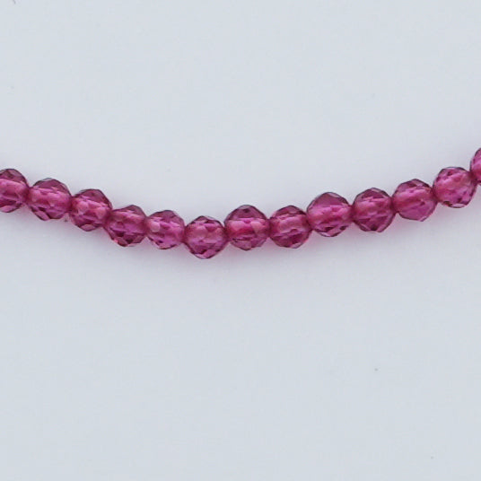 Ruby Silver Anklet (Project Handmade)