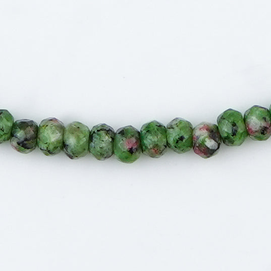 Green Jade Silver Anklet (Project Handmade)