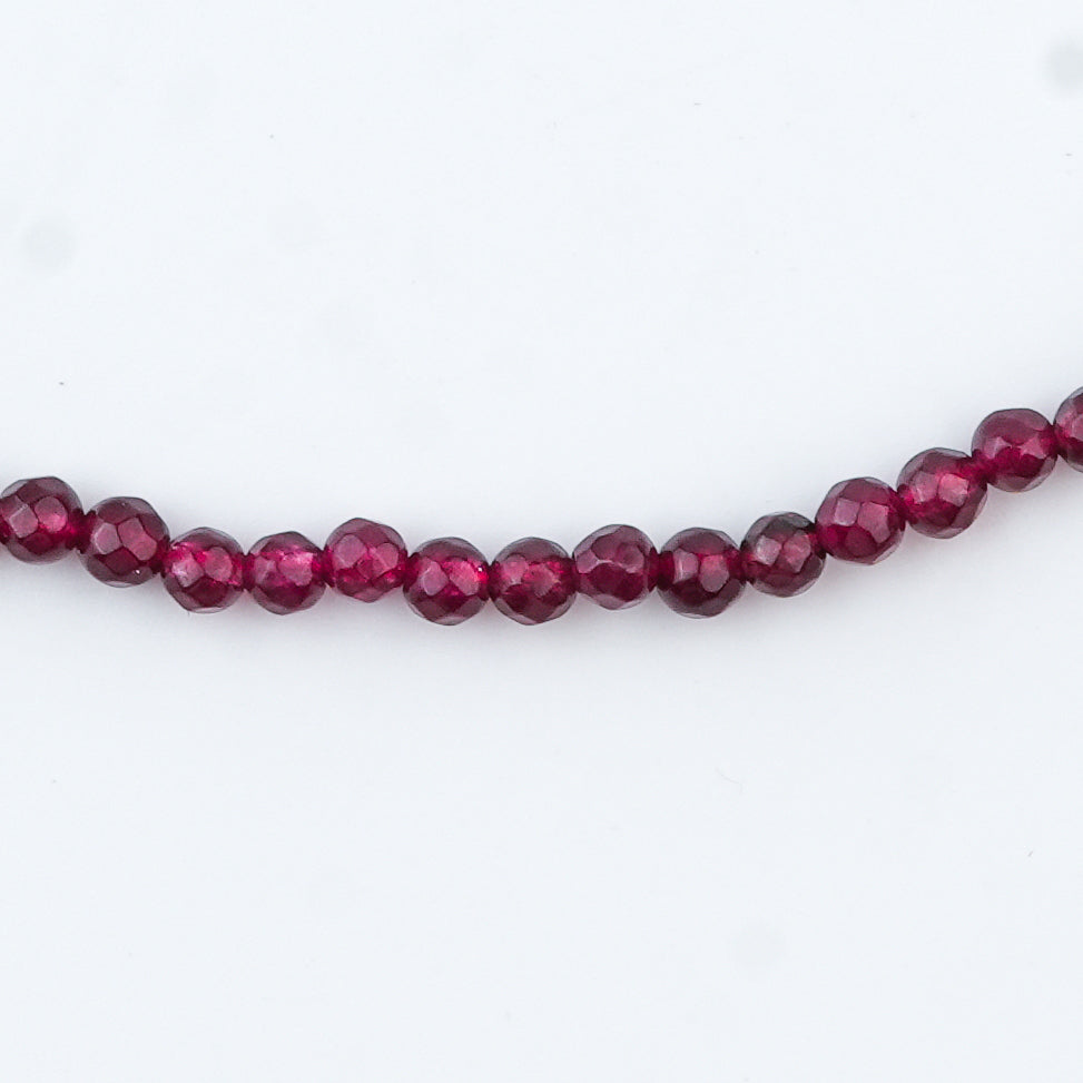 Red Jade Silver Anklet (Project Handmade)