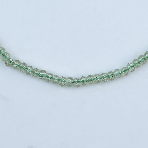 Peridot Silver Anklet (Project Handmade)