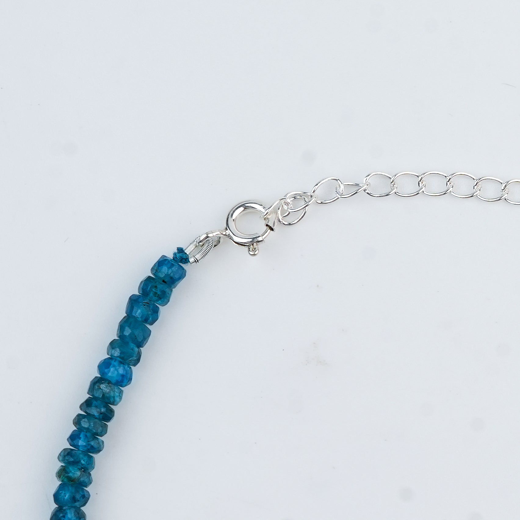 Rhodolite Silver Anklet (Project Handmade)