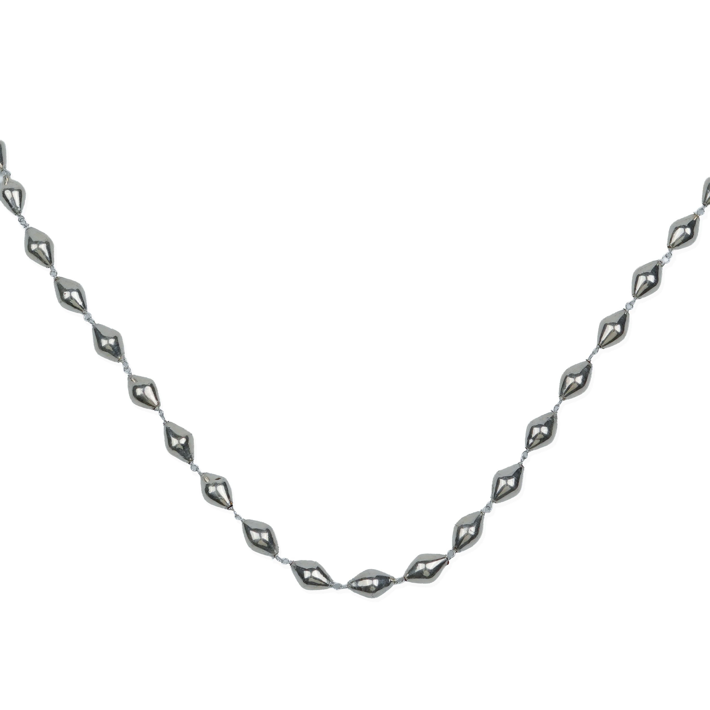 Dholki Bead Ganthan Necklace - Long