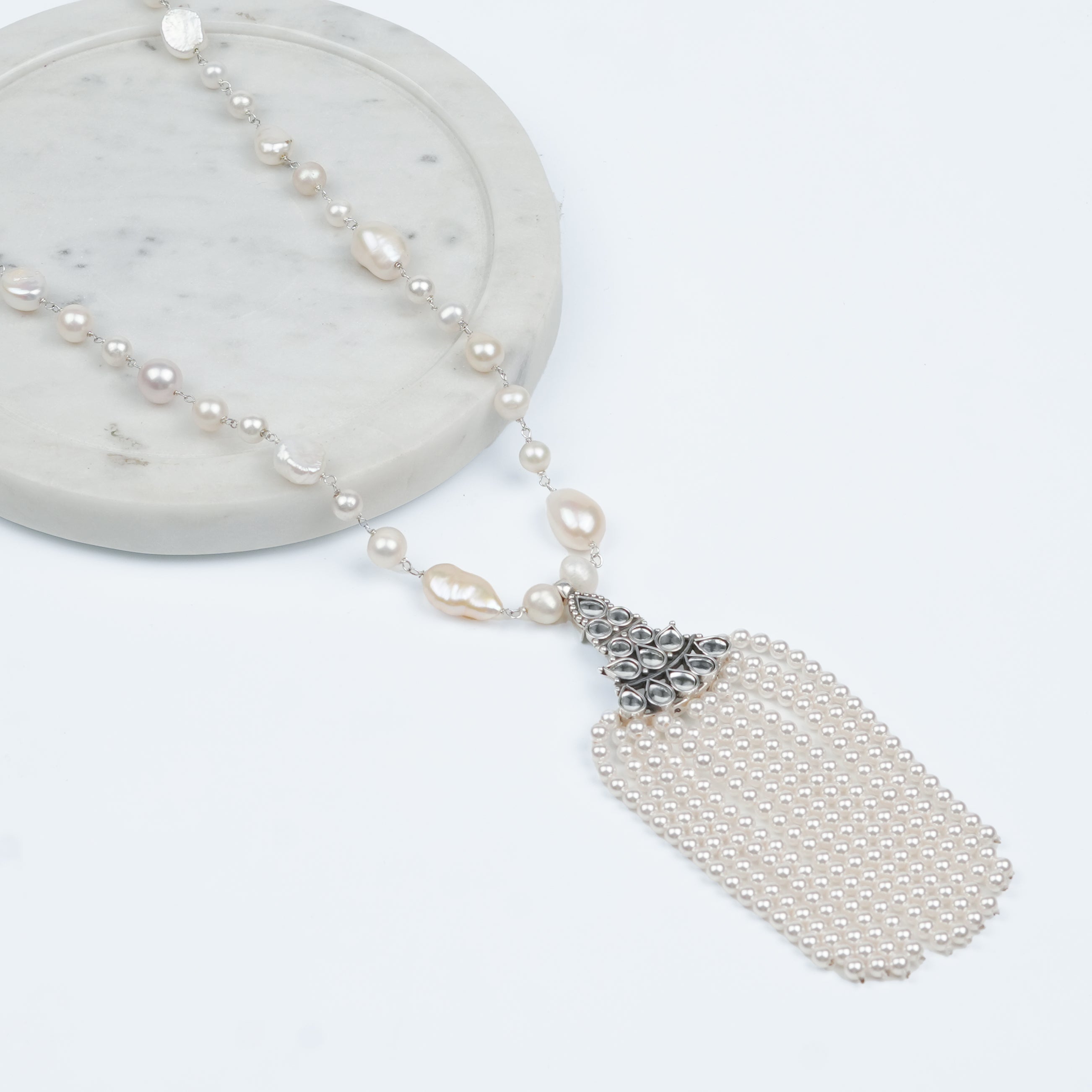 Luxe Necklace - Freshwater Pearls