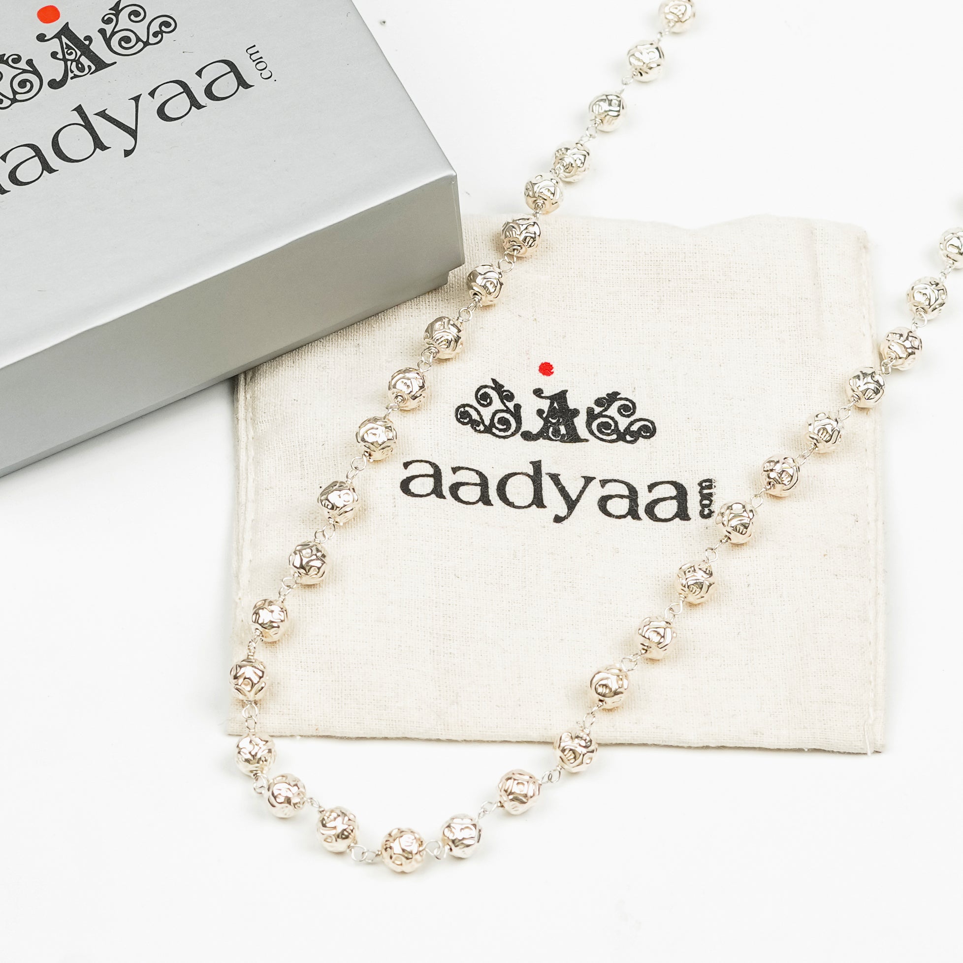 Silver Mohanmaal Ganthan Necklace