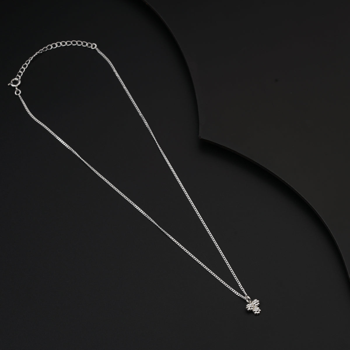 Daily Wear Silver Shiny Bunch of Kudi Necklace