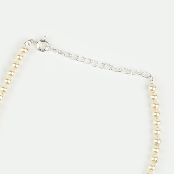 4mm Cream Pearl Anklet (Project Handmade)