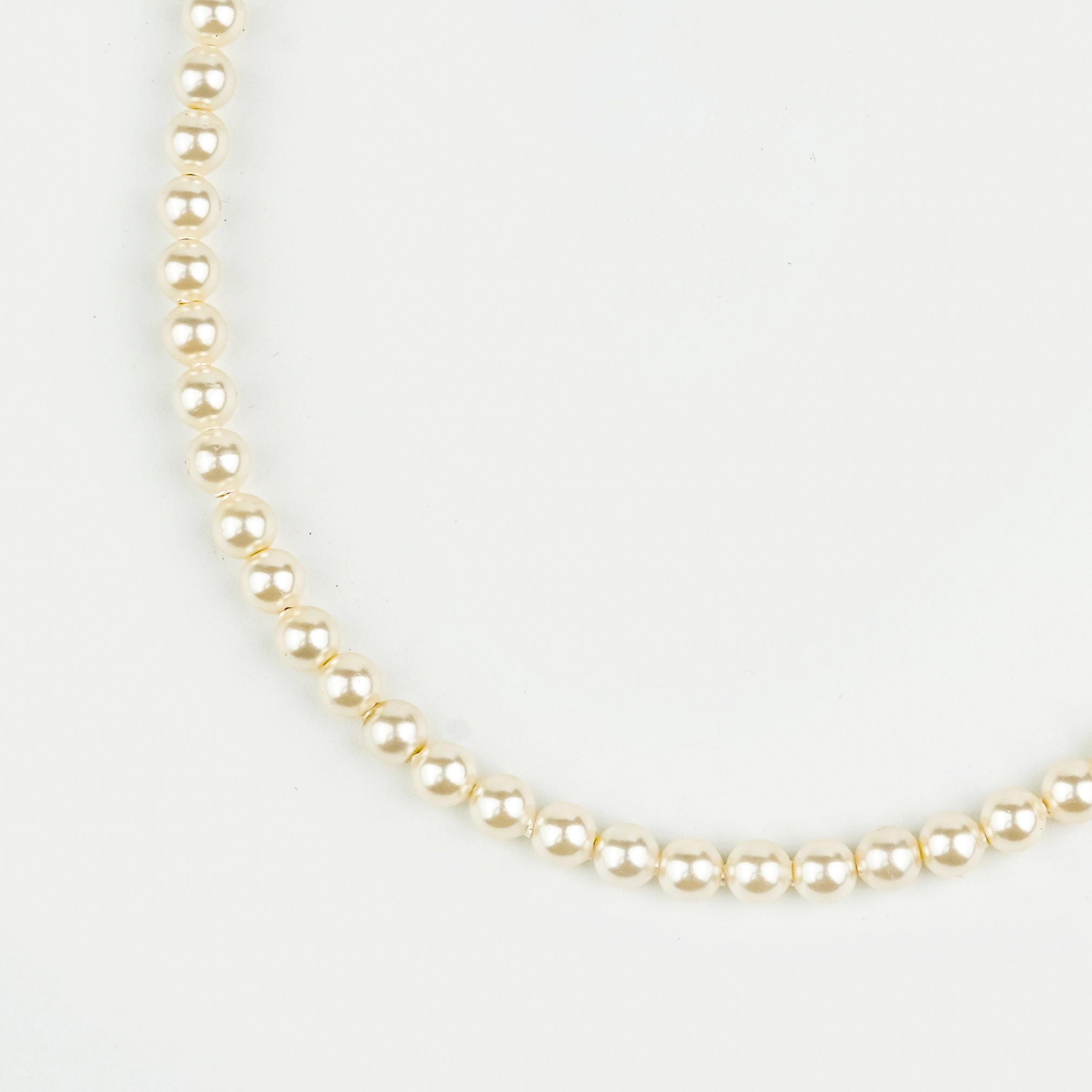 4mm Cream Pearl Anklet (Project Handmade)