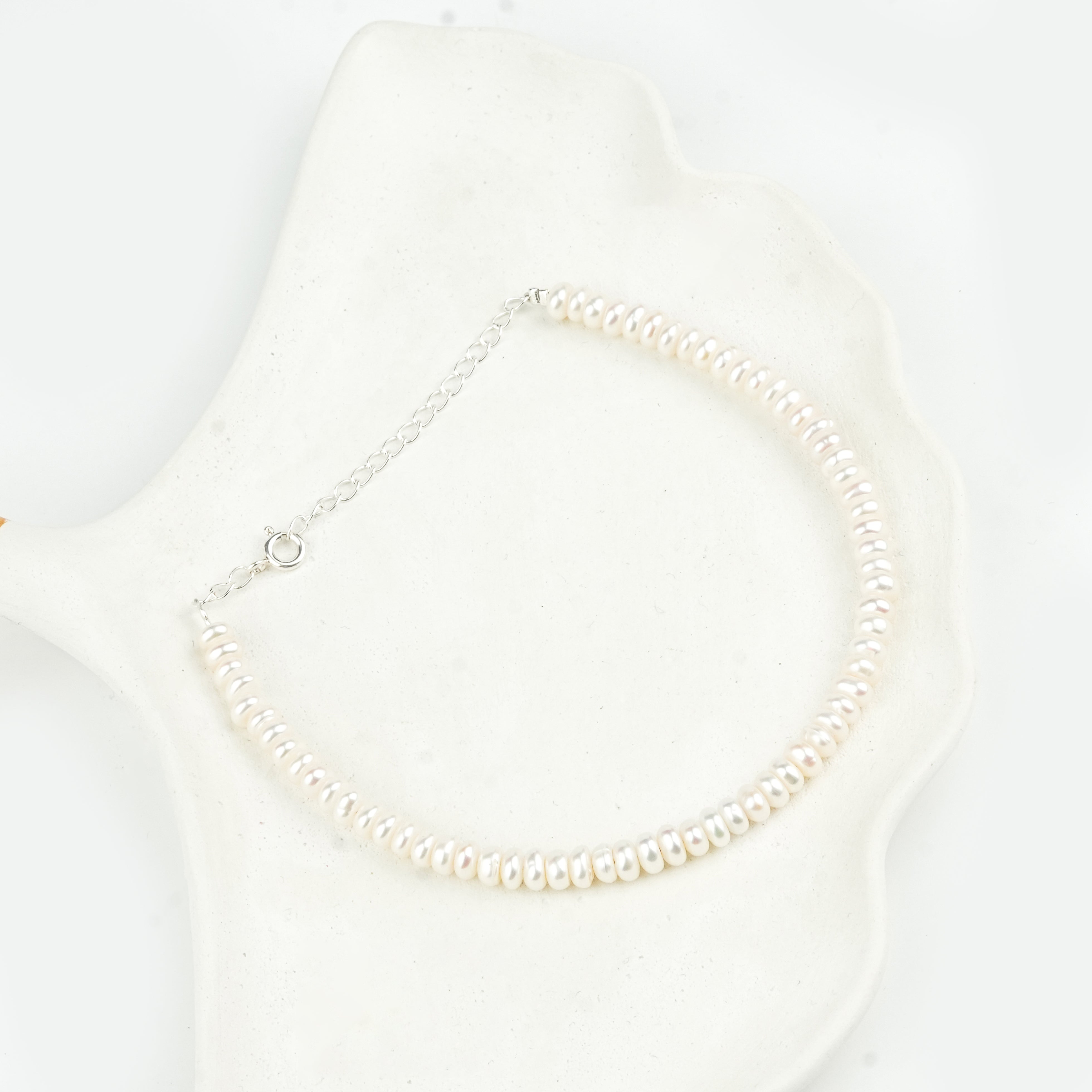 Freshwater Pearl Anklet (Project Handmade)