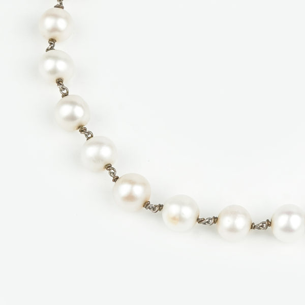 Freshwater Pearl Ganthan Anklet (Project Handmade)