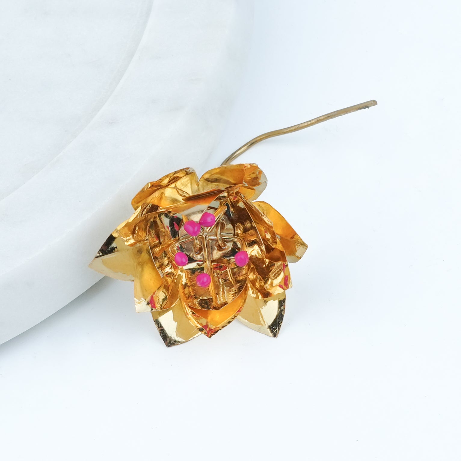 Kamal Lotus Flower – Small | 22K Gold-Plated