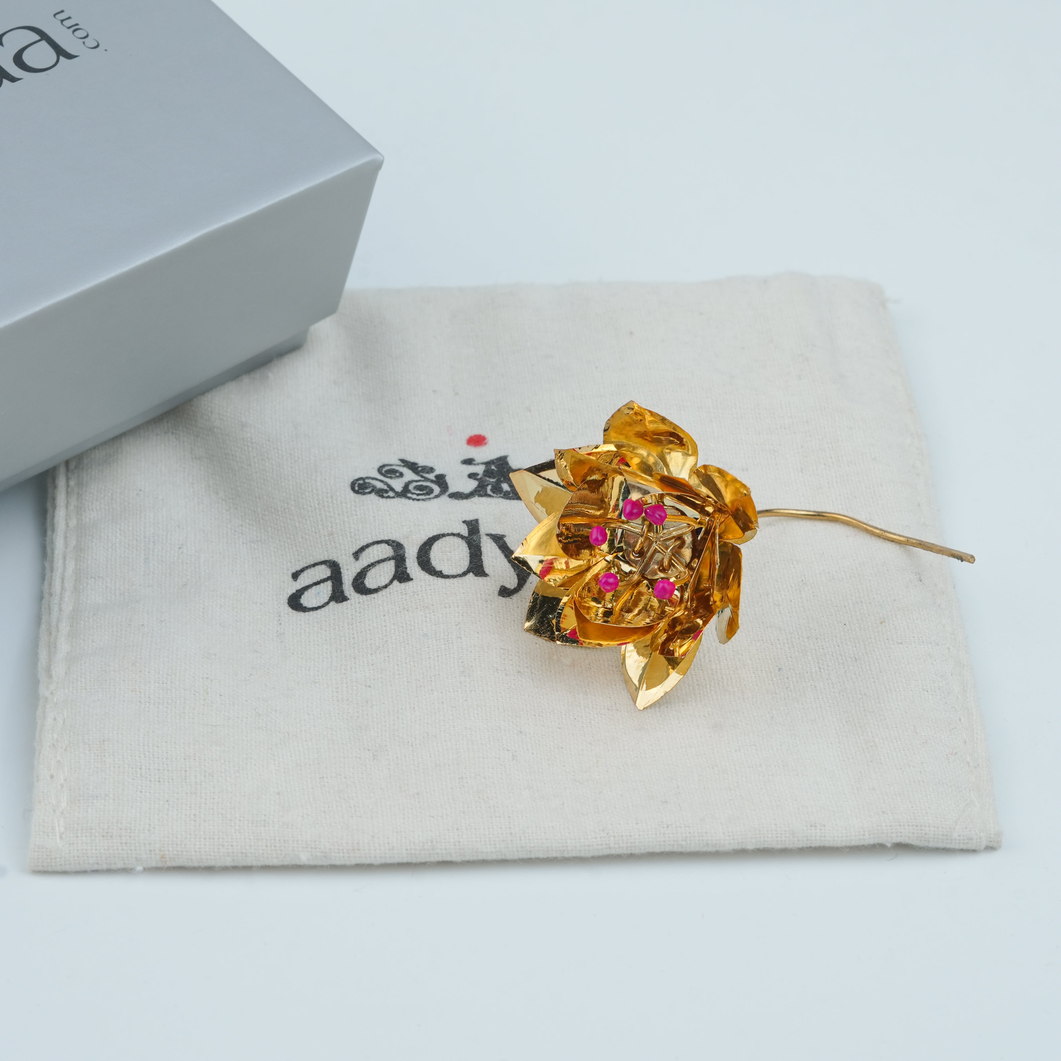 Kamal Lotus Flower – Small | 22K Gold-Plated