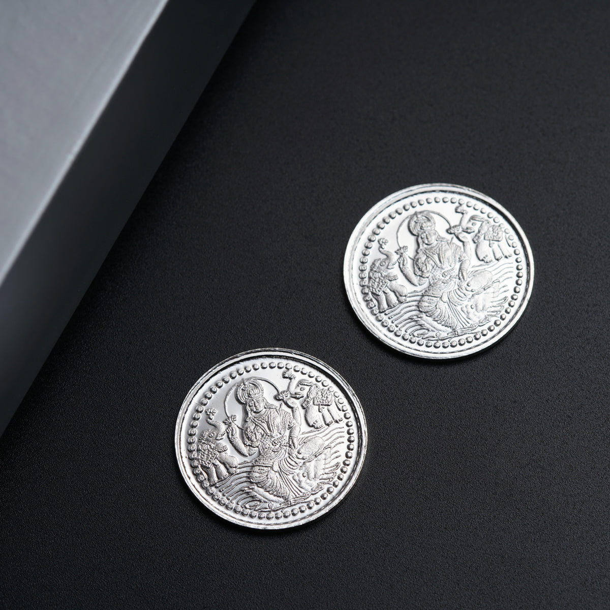 Set of 2 - Aadyaa Silver Coin - 5gm