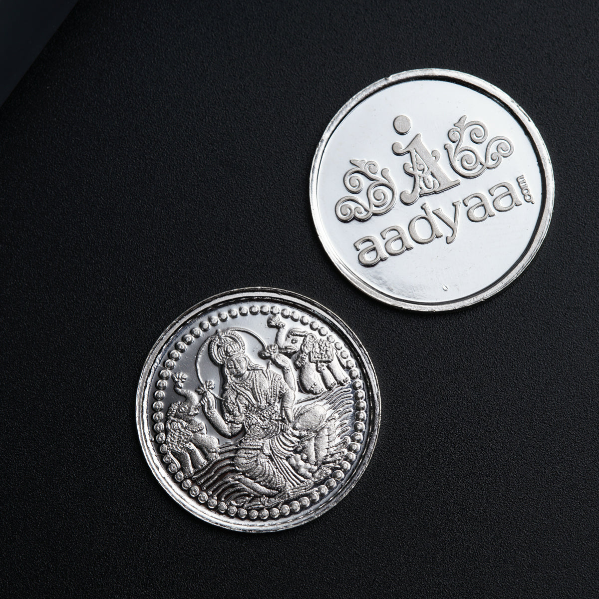 Set of 2 - Aadyaa Silver Coin - 5gm