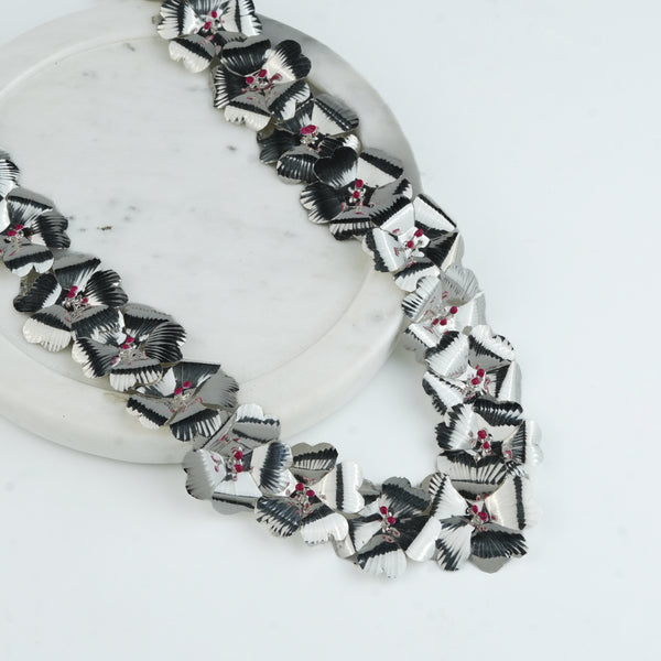 Silver Jaswandi (Hibiscus) Haar – Big