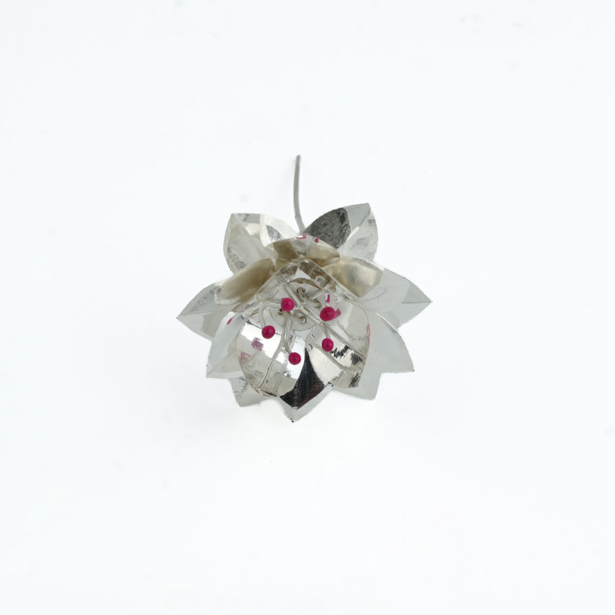Silver Kamal (Lotus) Flower – Medium
