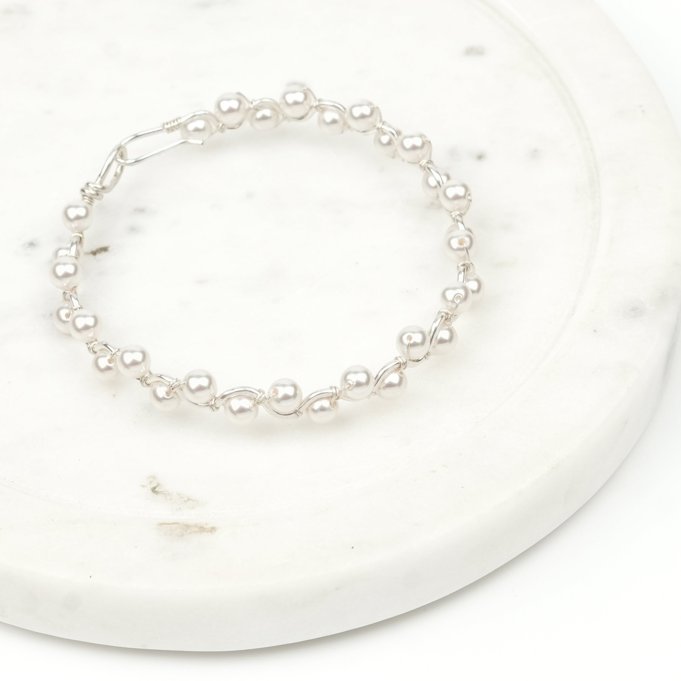 Pearl Twisted Bracelet (Project Handmade)