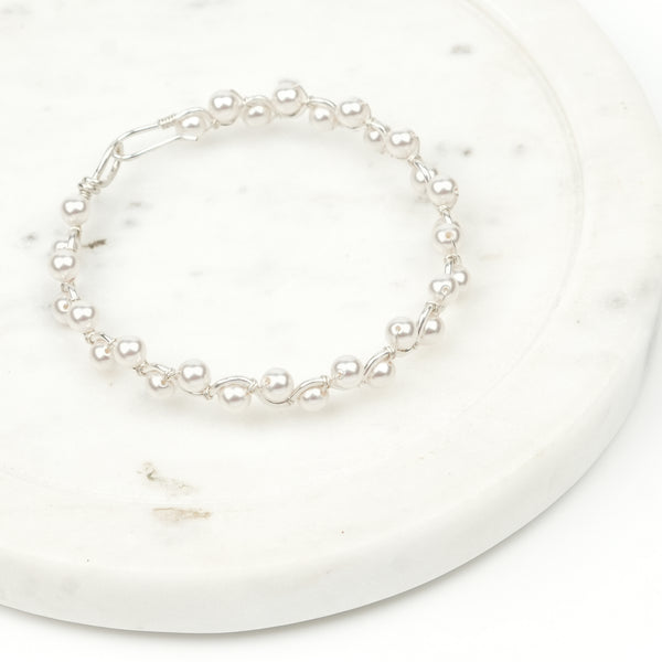 Pearl Twisted Bracelet (Project Handmade)